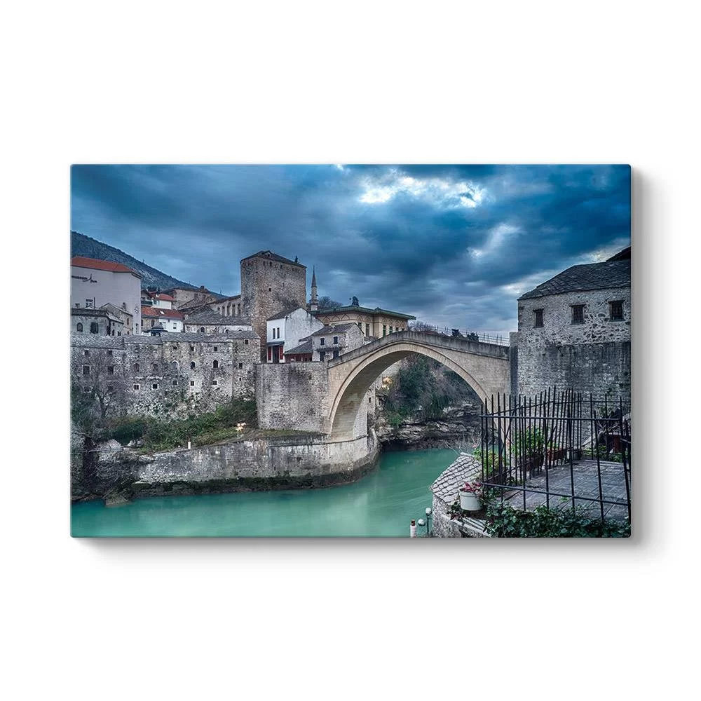 Mostar Köprüsü Tablosu - Model 1